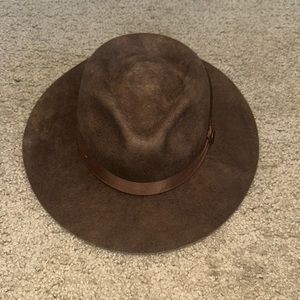 Goring Bros Brown Wool Vintage Hat in Medium